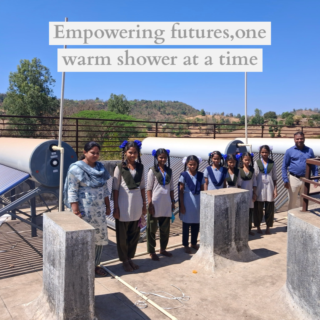 Students with solar heaters — empowering futures one warm shower at a time